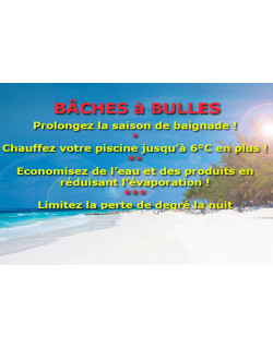 Bâches à bulles pour Piscine Ronde Laghetto OMEGA