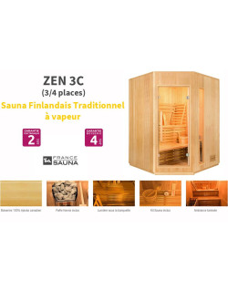 Sauna ZEN 3C (3/4 places)