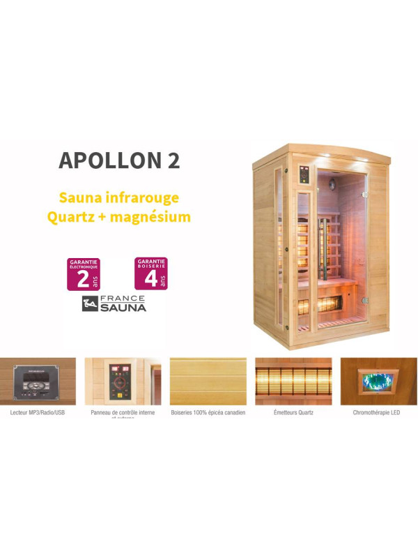 Sauna APOLLON 2 (2 places)