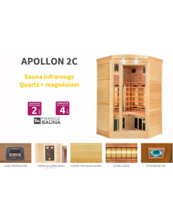 Sauna APOLLON 2C (2/3 places)