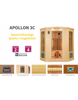 Sauna APOLLON 3C (3/4 places)