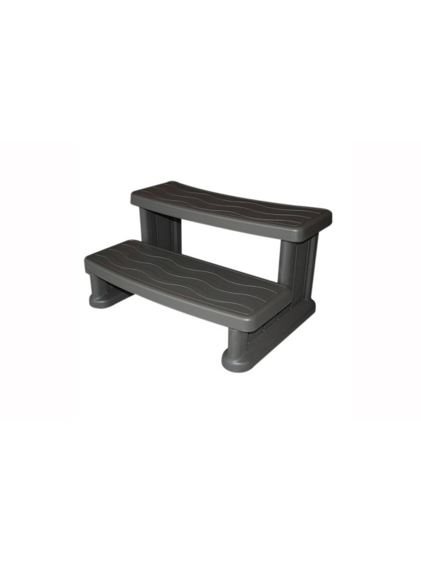 Marche de spa PVC Grise