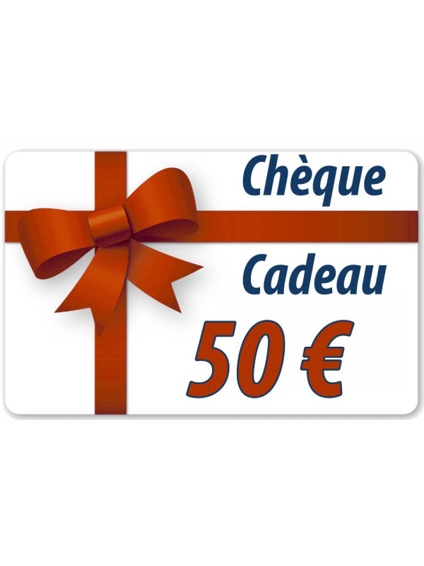 Chèque cadeau 50 €