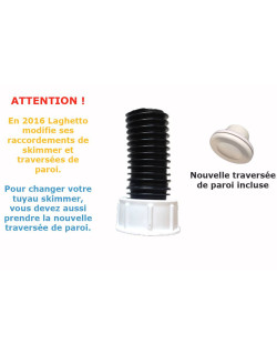 Pack : Fixation latérale pour skimmer + traversée de paroi depuis 2016