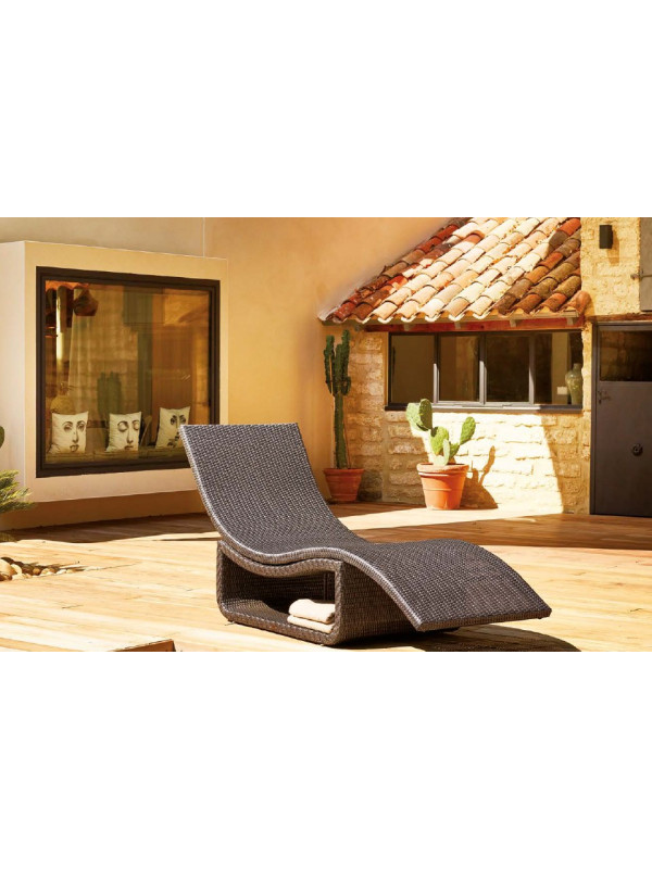 Fauteuil tressé modulable résistant UV EASY QUIET SOLO & NEO