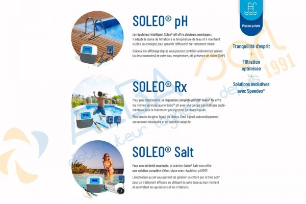 Régulation pH et Chlore SOLEO RX