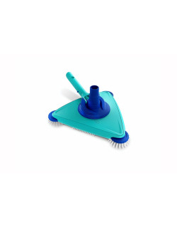 Balai aspirateur triangulaire rotovac bleu