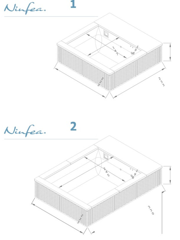 Mini piscine NINFEA