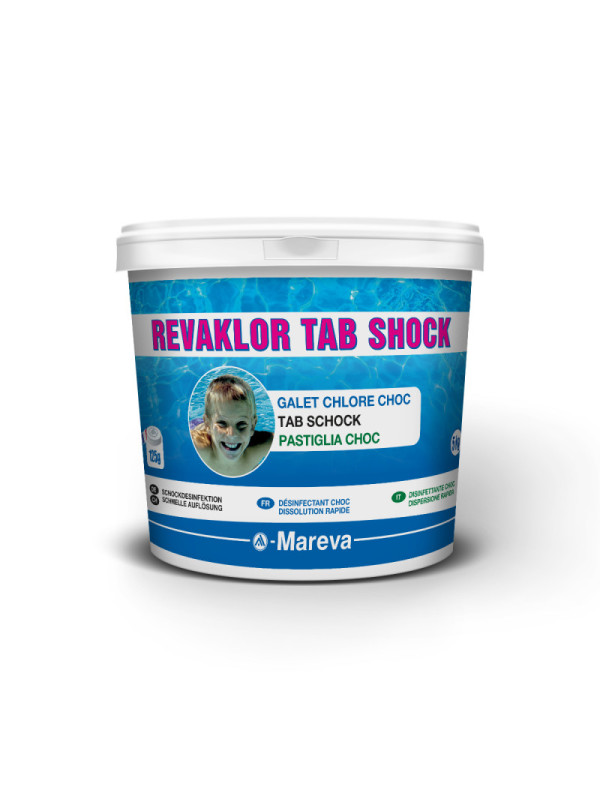 Chlore CHOC Pastilles  Revaklor Mareva 5KG