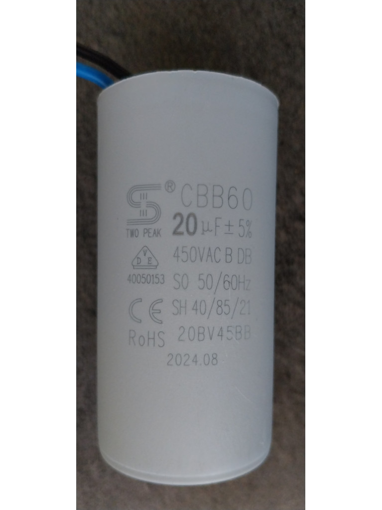 Condensateur pompe ECO PREMIUM MAREVA 20 µF